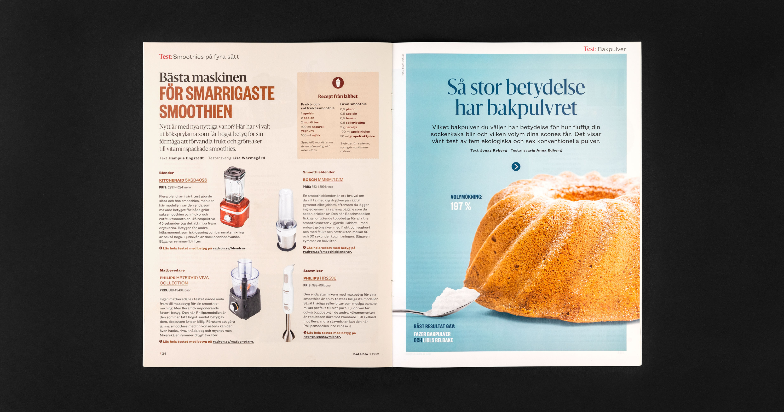 Råd & Rön tidning uppslag