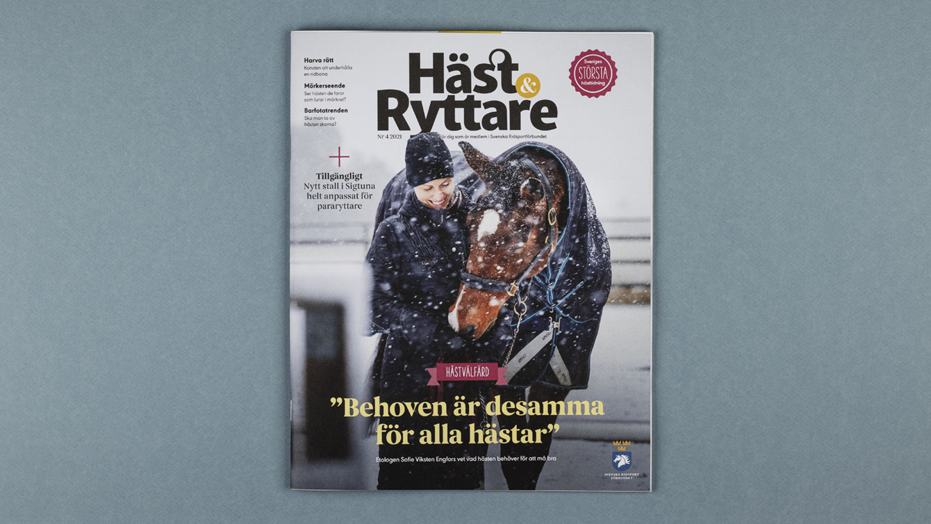 Häst & ryttare omslag 2022